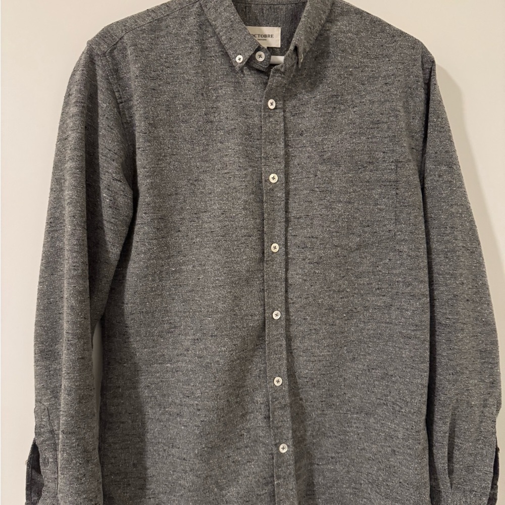 Octobre Charlie Speckled Flannel Shirt
